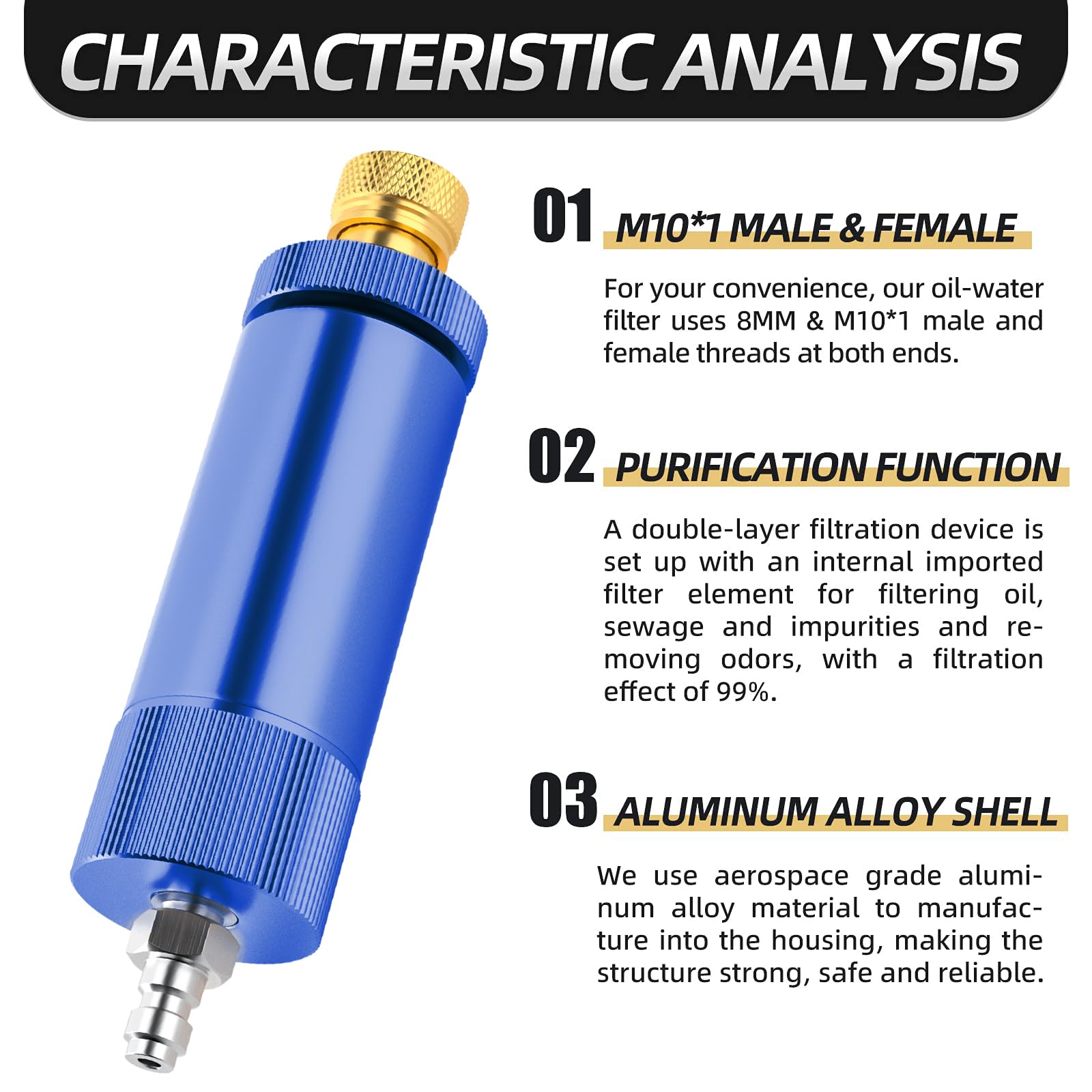 MEANLIN MEASURE aerospace aluminum housing adds strength and reliability to the unit.