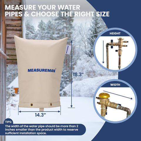MEASUREMAN outdoor protection with waterproof outer layer guards sprinkler valves and pumps