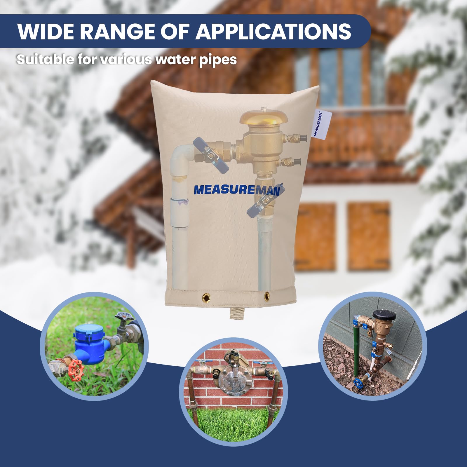 MEASUREMAN sprinkler valve pouch keeps components organized and weather-protected