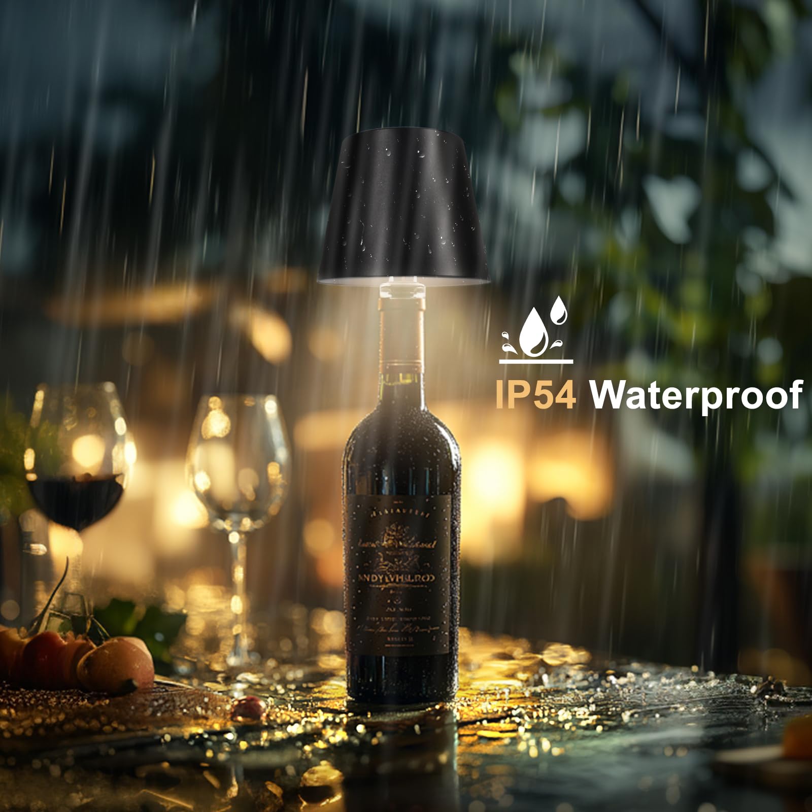 Mebaraul Father’s Day gift bottle lamp set, elegant and functional.