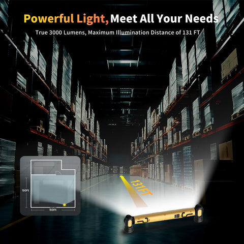 MechaniLite rugged housing withstands drops in busy garage environments.