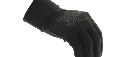 Mechanix Wear nylon carrier loop shown for quick storage and organization