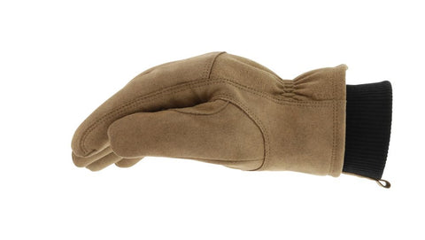 Mechanix Wear durahide leather demonstrates rugged durability for winter jobs