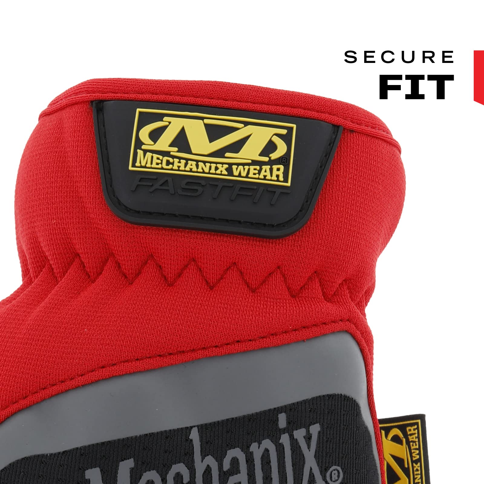 Lock Ring thumb saddle reinforced area on Mechanix FastFit gloves