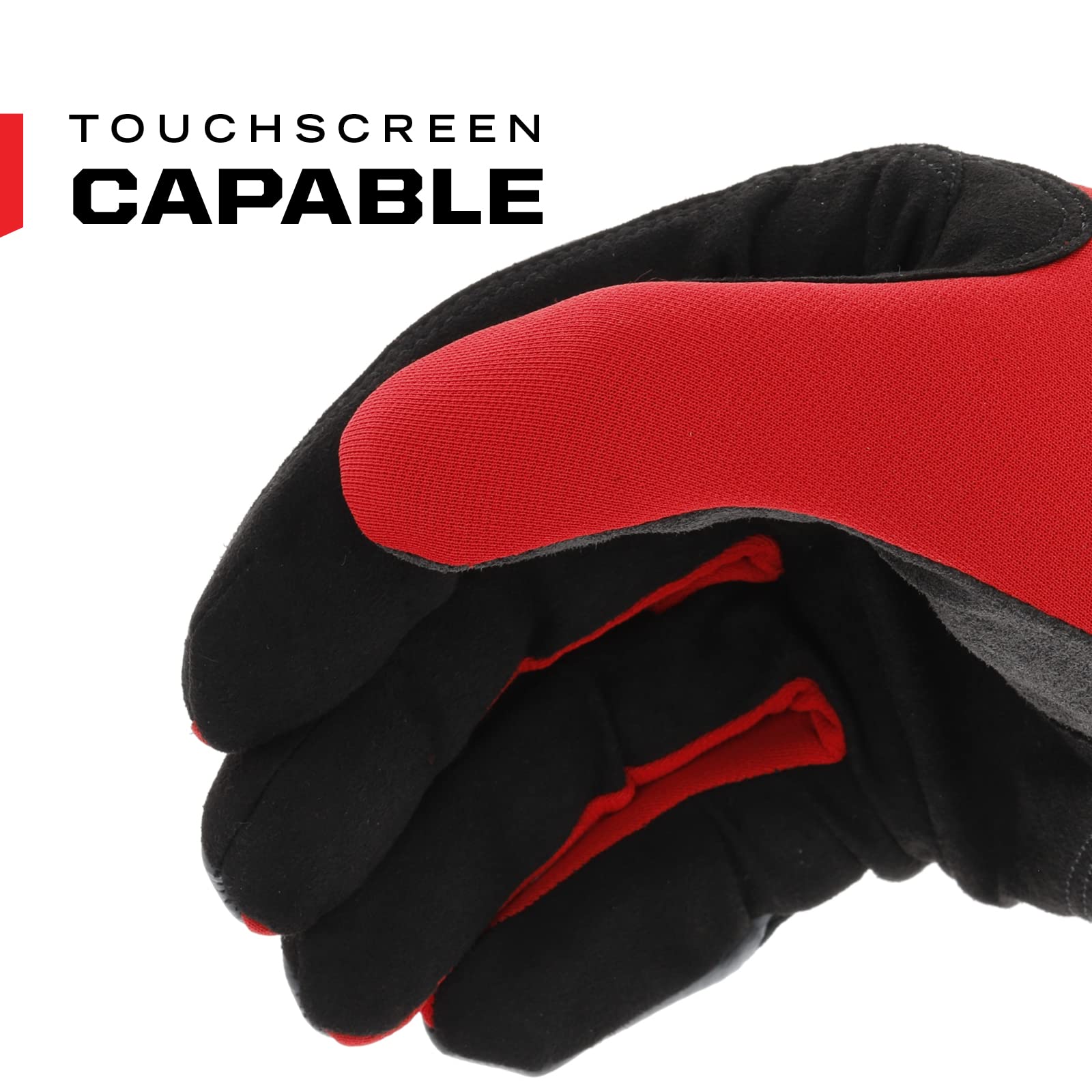 Mechanix Wear FastFit gloves showing touchscreen-compatible palm