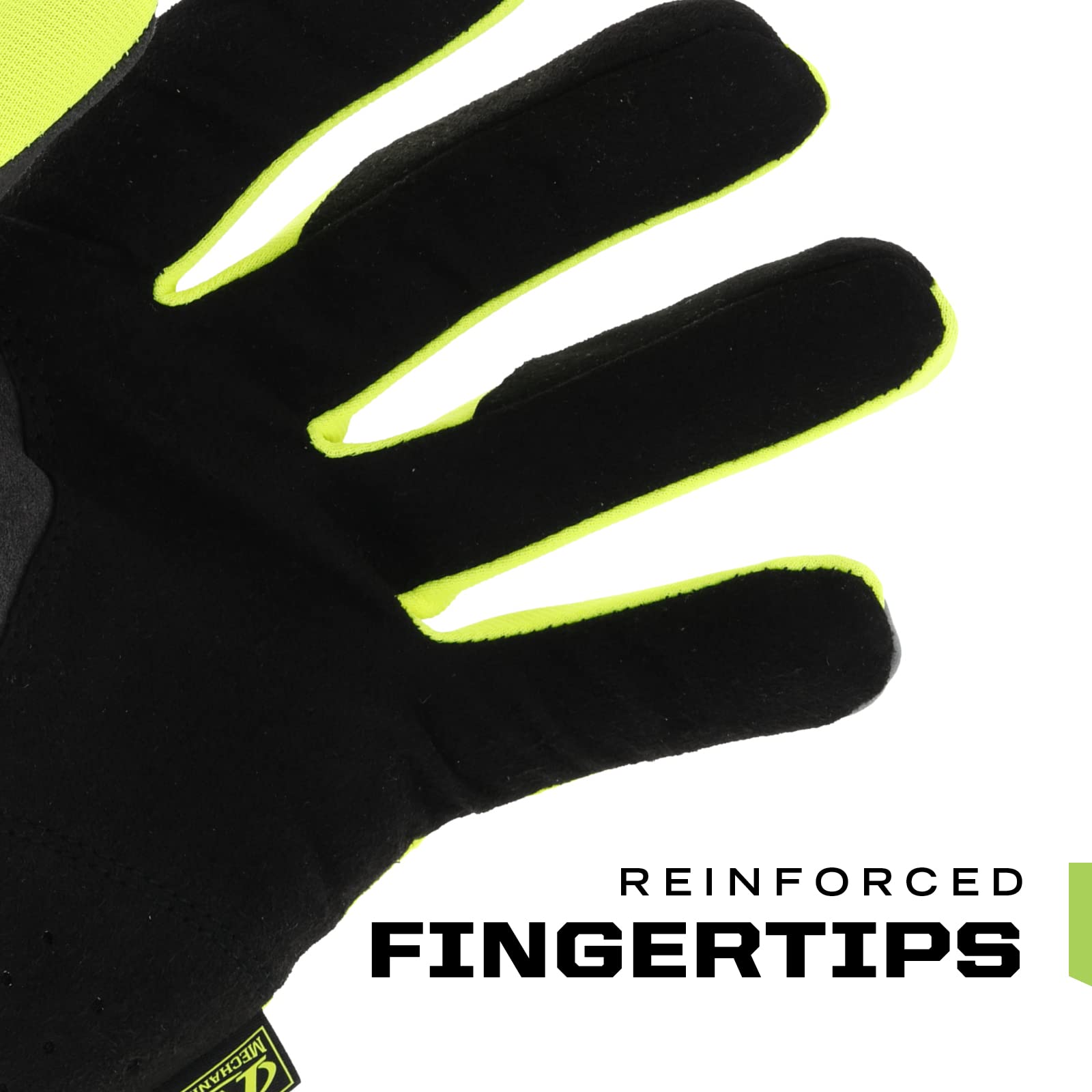 Mechanix Wear Hi-Viz FastFit gloves suited for shop, warehouse, and outdoor tasks.