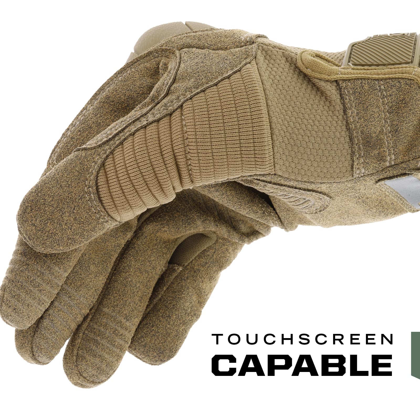 Mechanix Wear M-Pact 3 gloves featuring EVA padding shield fingers during heavy use.