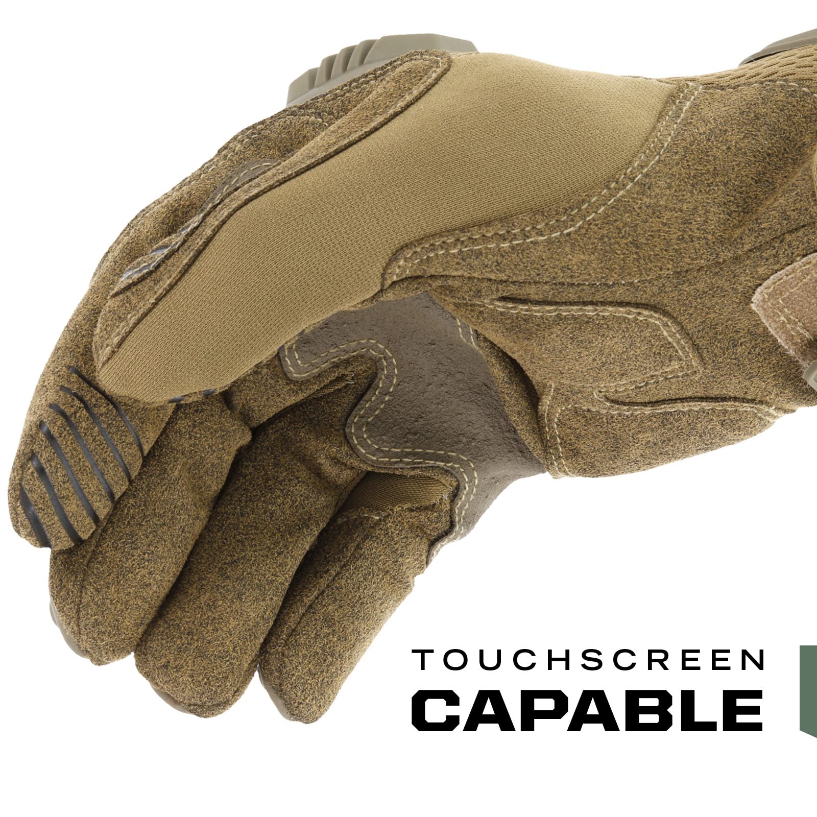 M-Pact gloves with D3O palm padding to dampen impact during heavy use.