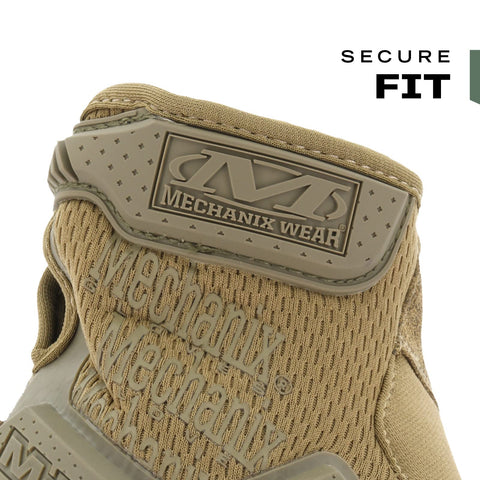 Embossed fingertip pattern enhances grip and tactile feedback.