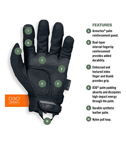 Mechanix Wear M-Pact Covert gloves are machine washable for easy upkeep.