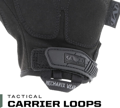 Mechanix Wear M-Pact fingerless gloves are machine washable for quick cleanup.