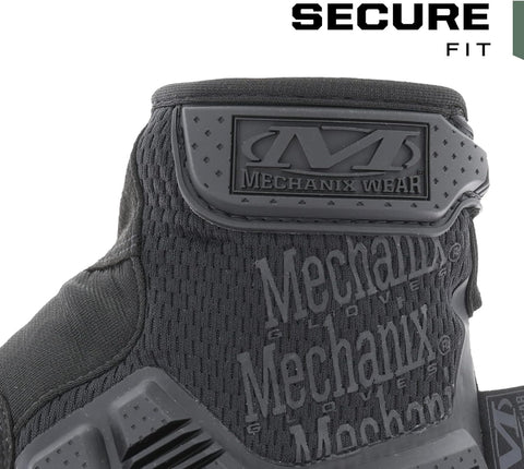 Mechanix Wear M-Pact fingerless gloves include nylon carrier loop for easy storage.