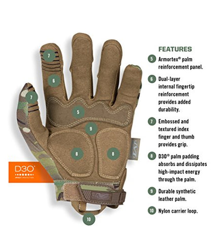 Secure hook-and-loop closure on M-Pact supports steady grip during rides and tasks.