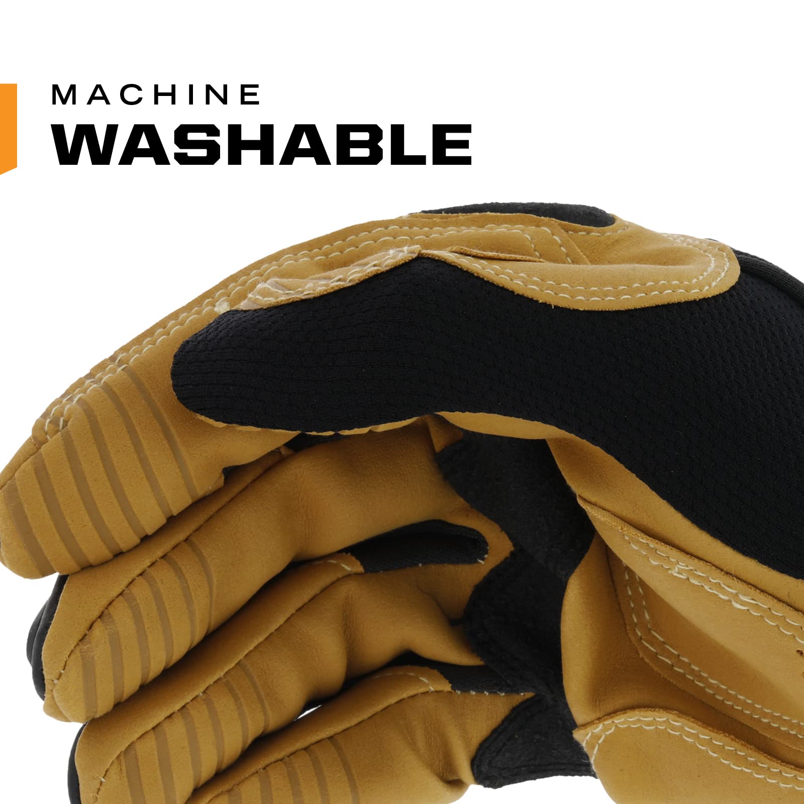 Mechanix Wear Material4X M-Pact dual-layer fingertips boost durability.