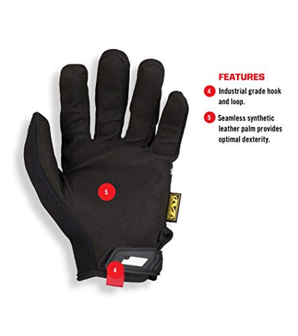 Mechanix Wear Original Gloves breathable mesh keep hands cool during hot days.
