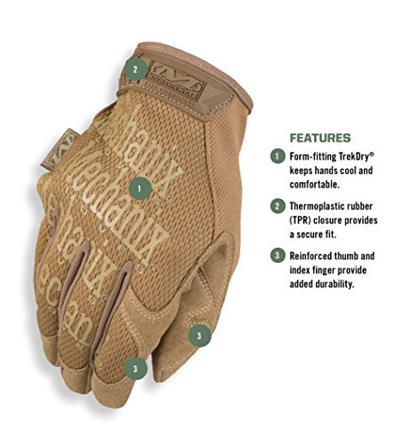Mechanix Wear Original Tactical Glove machine washable for easy care