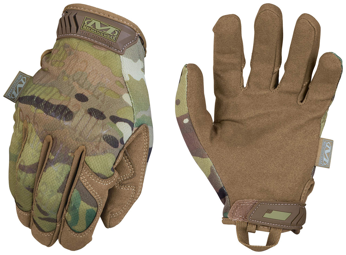 Mechanix Wear Original Tactical Glove Multicam back for breathable, durable protection