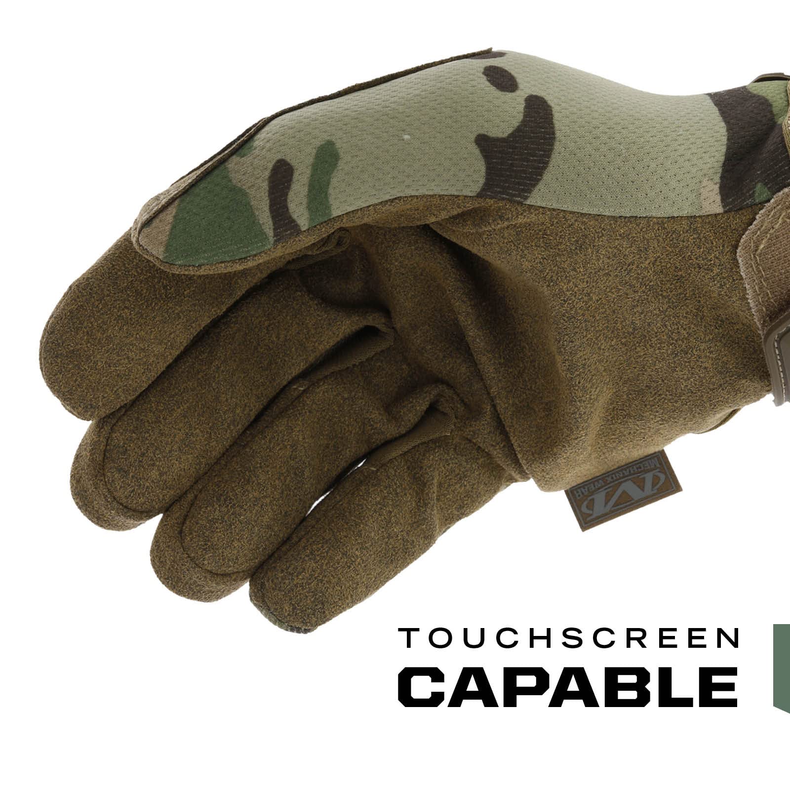 Mechanix Wear palm with touchscreen capability for device use