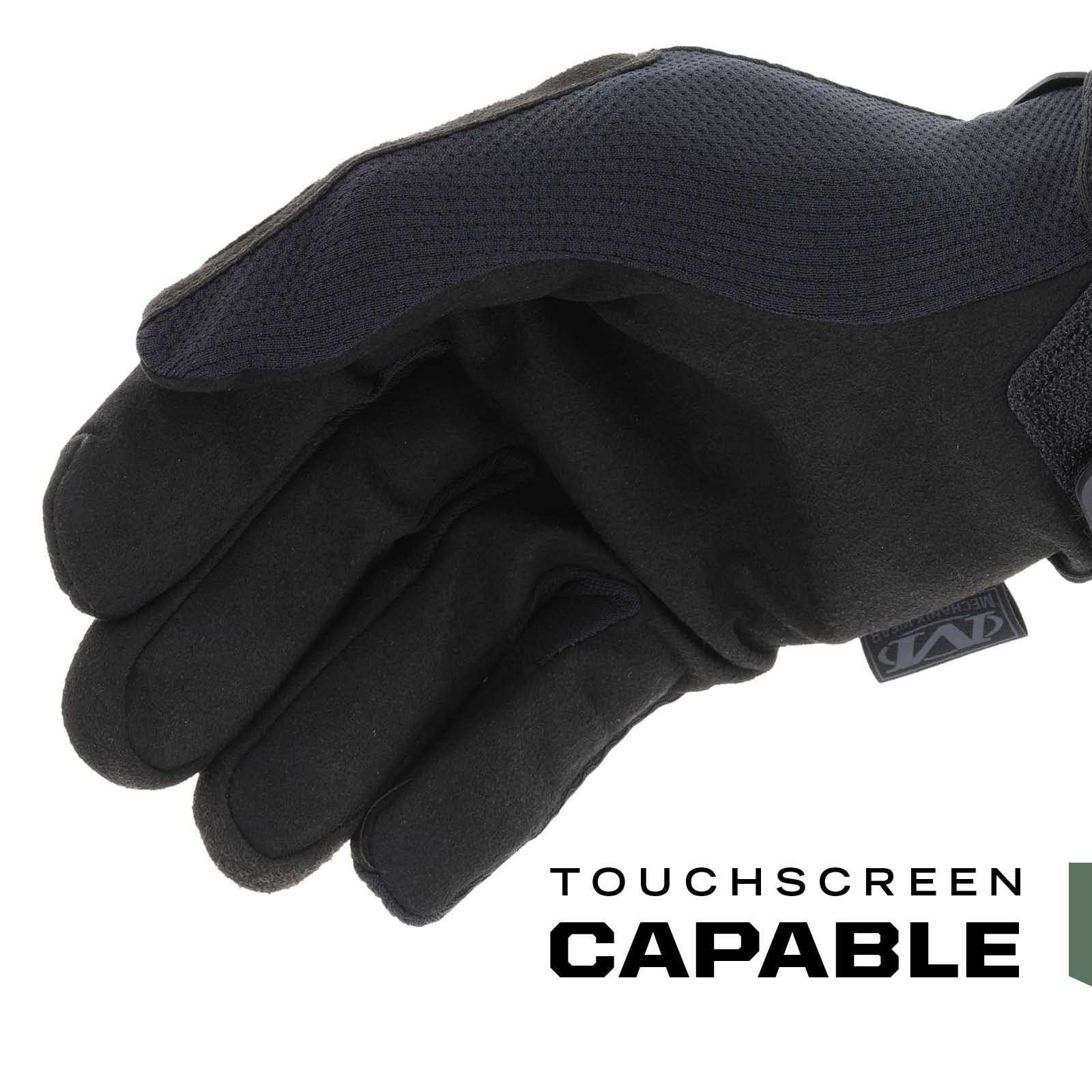 Mechanix Wear Original Tactical Glove palm touchscreen capability for device access on the job.