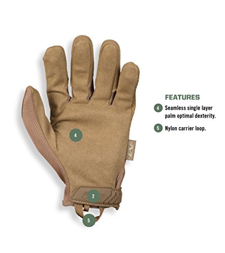 Mechanix Wear Original Tactical Glove TPR hook-and-loop closure