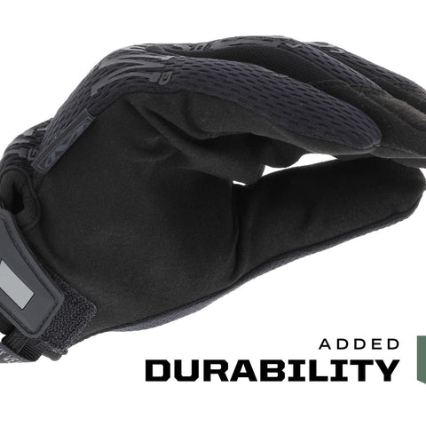 Mechanix Wear Original Tactical Glove vented palm-heel padding reduces fatigue during extended wear.