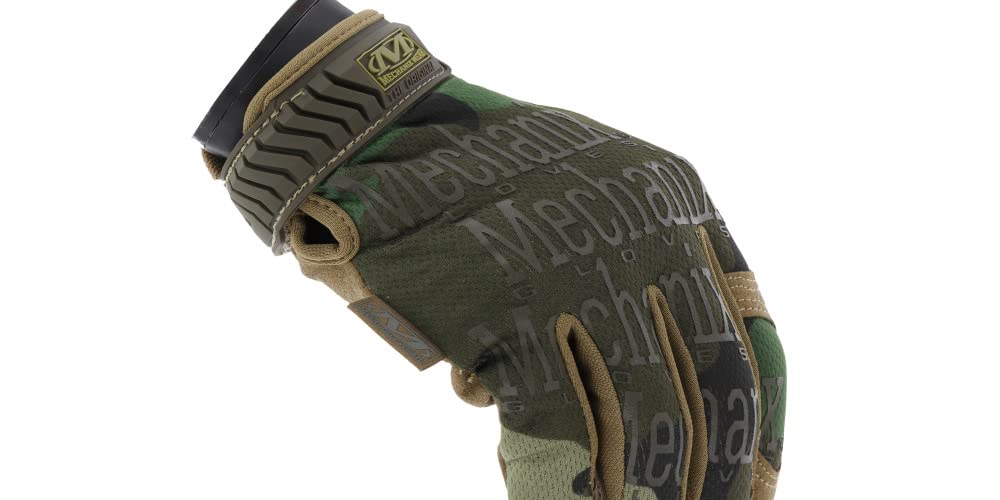 Mechanix Wear Original Woodland Dexterity Glove supports precise handling and grip.