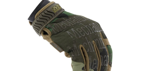 Mechanix Wear Original Woodland Dexterity Glove supports precise handling and grip.