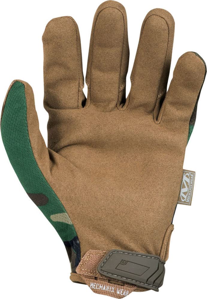 Mechanix Wear Original Woodland Camouflage gloves are machine washable for easy care.