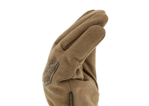 Mechanix Wear secure-fit cuff seals warmth during windy outdoor work