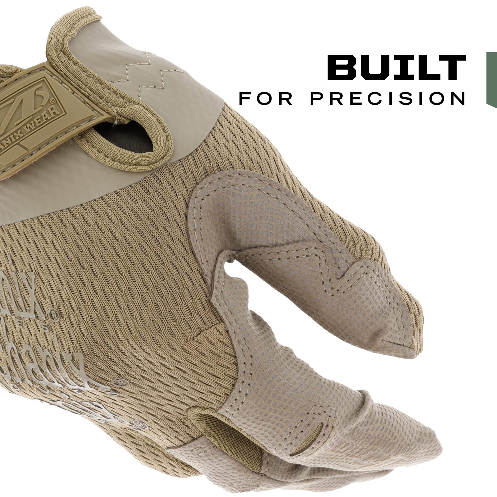 Mechanix Wear 0.5mm AX-Suede palm detail delivering lightweight protection.