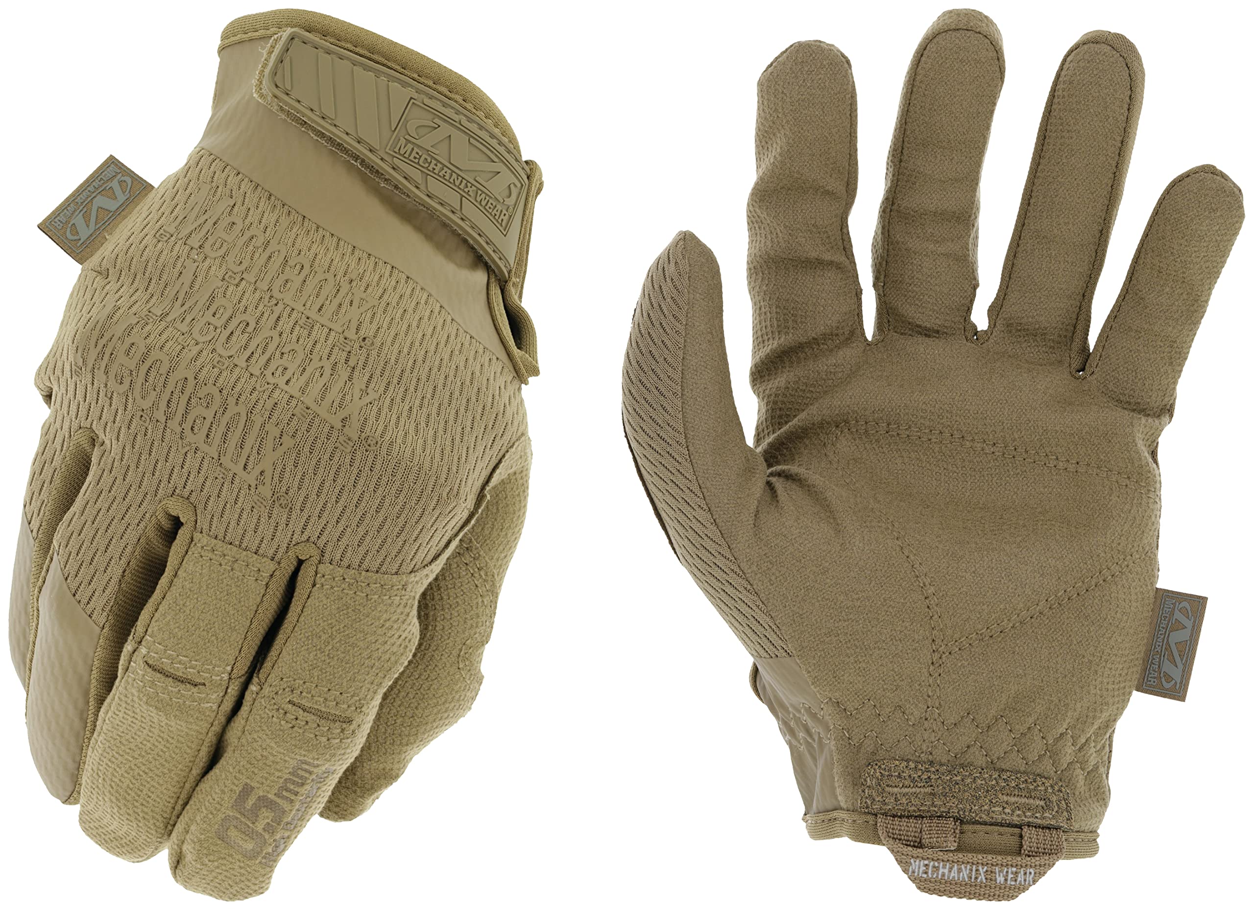 Mechanix Wear Tactical Specialty 0.5mm palm provides tactile control for precision tasks.