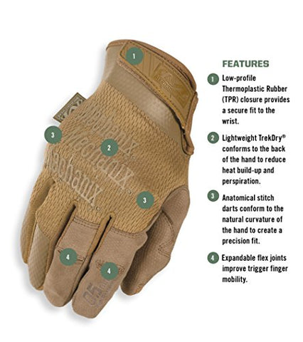 Mechanix Wear gloves ideal for airsoft, paintball, and range use.