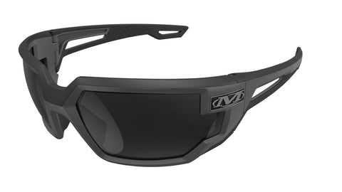 Mechanix Wear Vision Type-X with dark smoke lens for clear outdoor visibility.