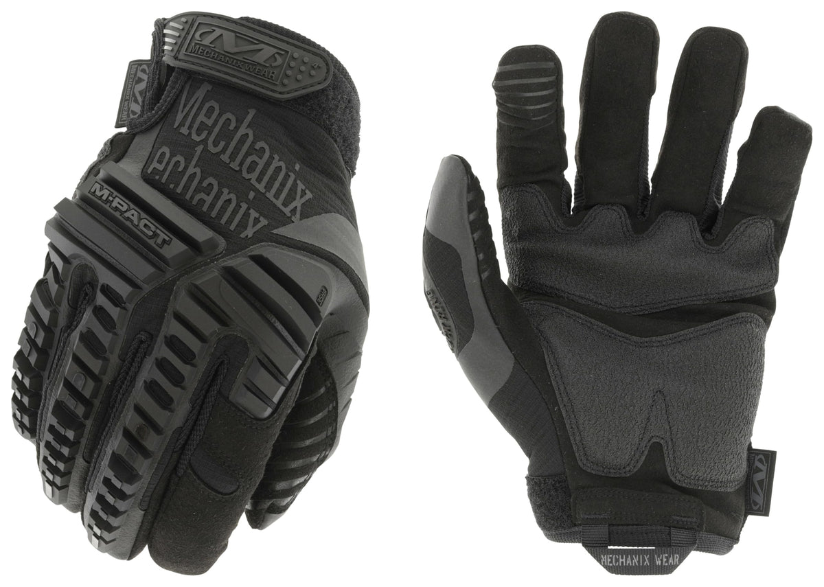 Mechanix Wear M-Pact Covert gloves with knuckle guard for rugged protection.