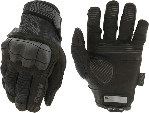 Mechanix Wear M-Pact 3 gloves with knuckle protection for rugged field work.