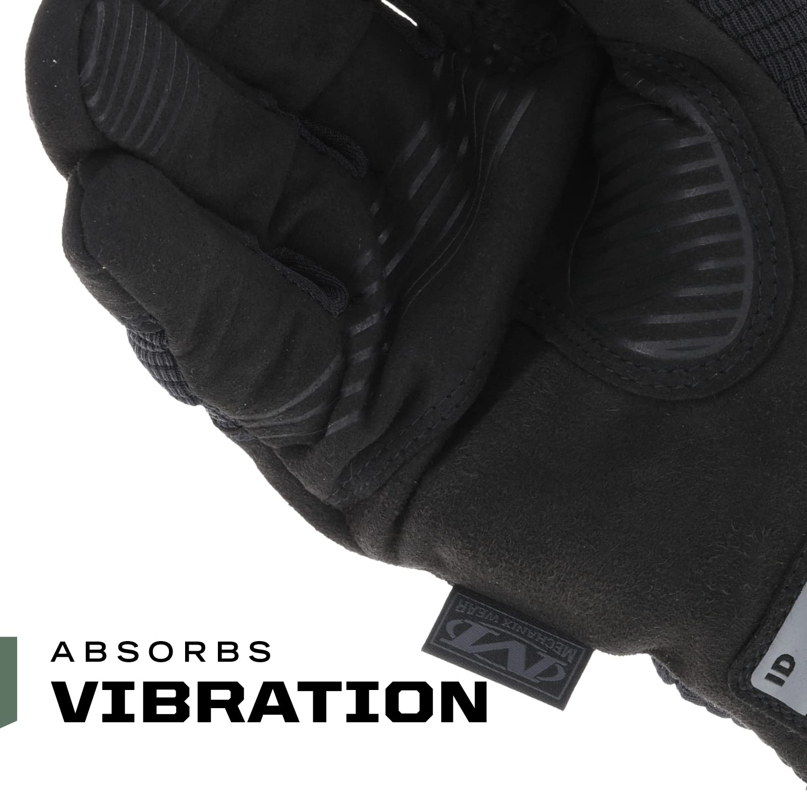Mechanix Wear M-Pact 3 gloves showing TPR wrist closure for secure fit.