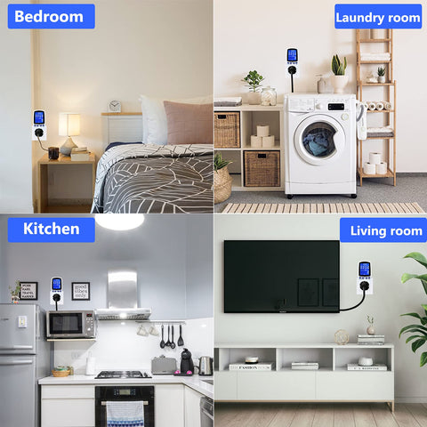 MECHEER display offers seven readouts to track home energy