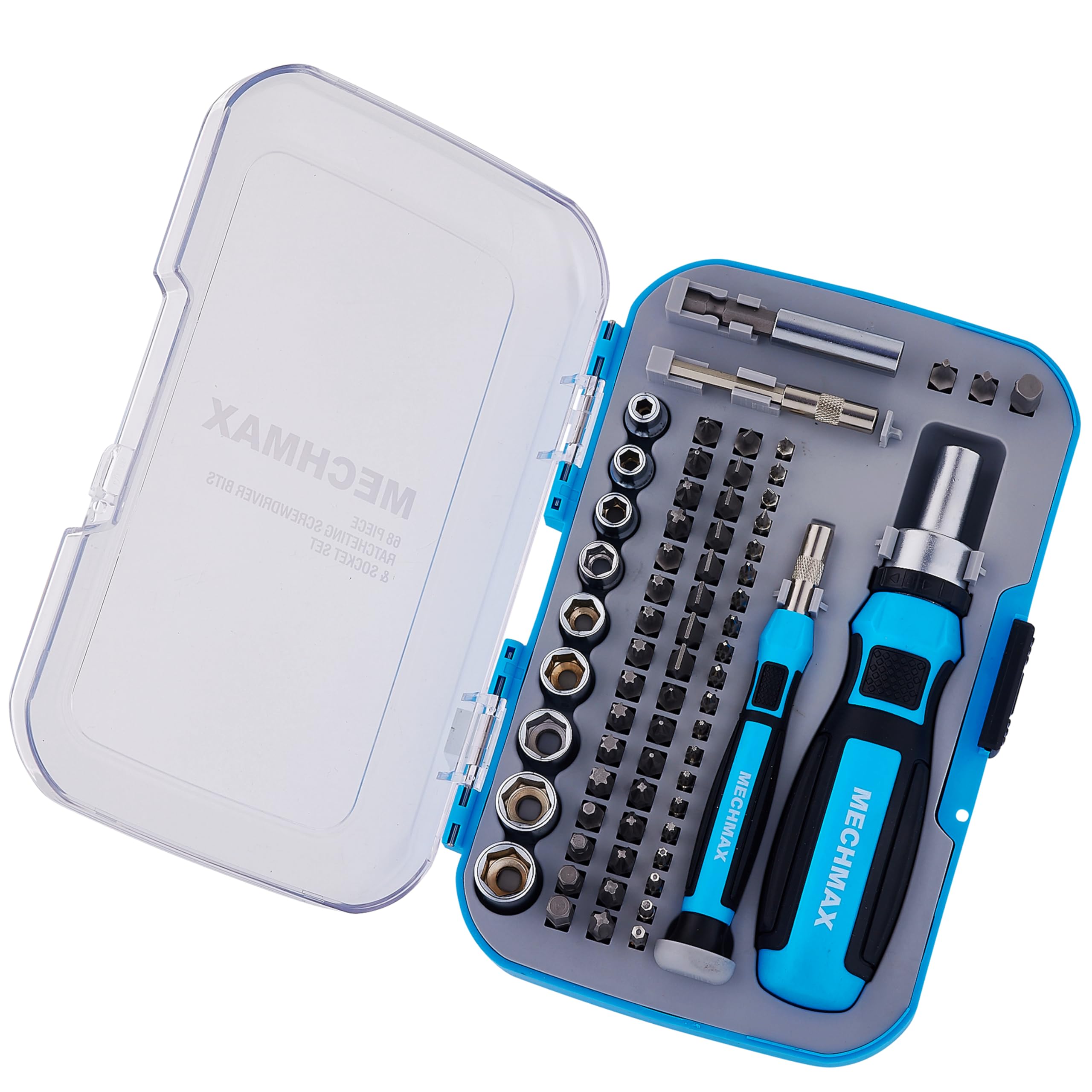 MECHMAX 3-way ratchet system highlights smooth forward-reverse operation