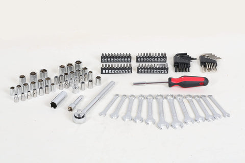 MECHMAX socket set with 1/4 and 3/8 drives for versatile fastening