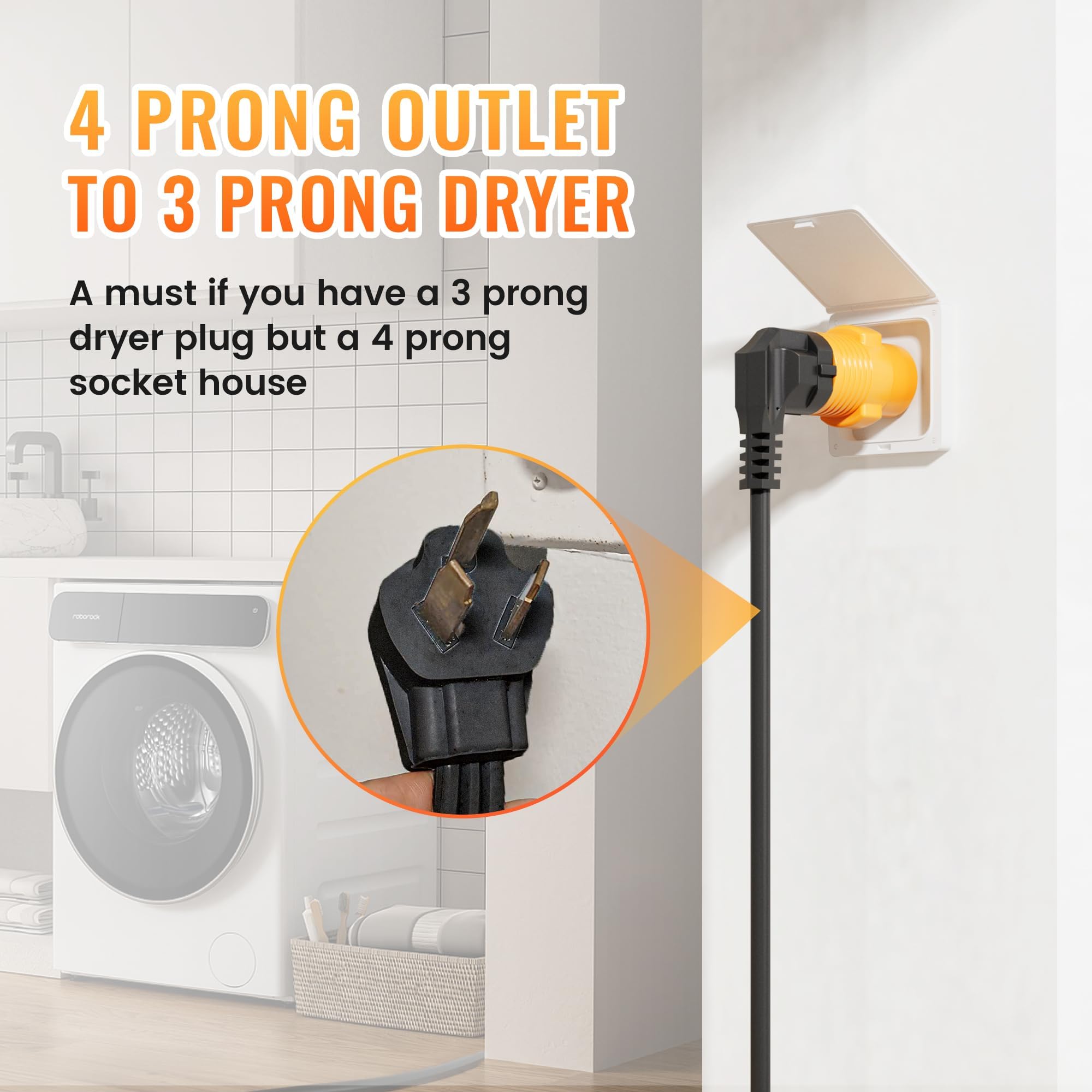 MECMO compact dryer adapter suitable for apartments and smaller spaces