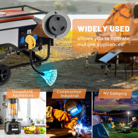 MECMO RV camping adapter ideal for camping and generator setups