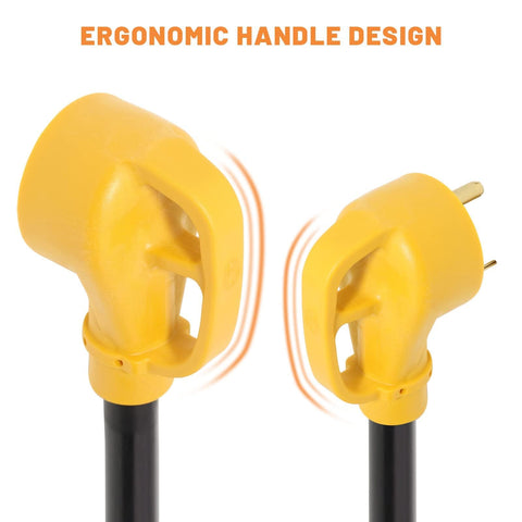 MECMO UV-resistant molded plug designed for outdoor durability