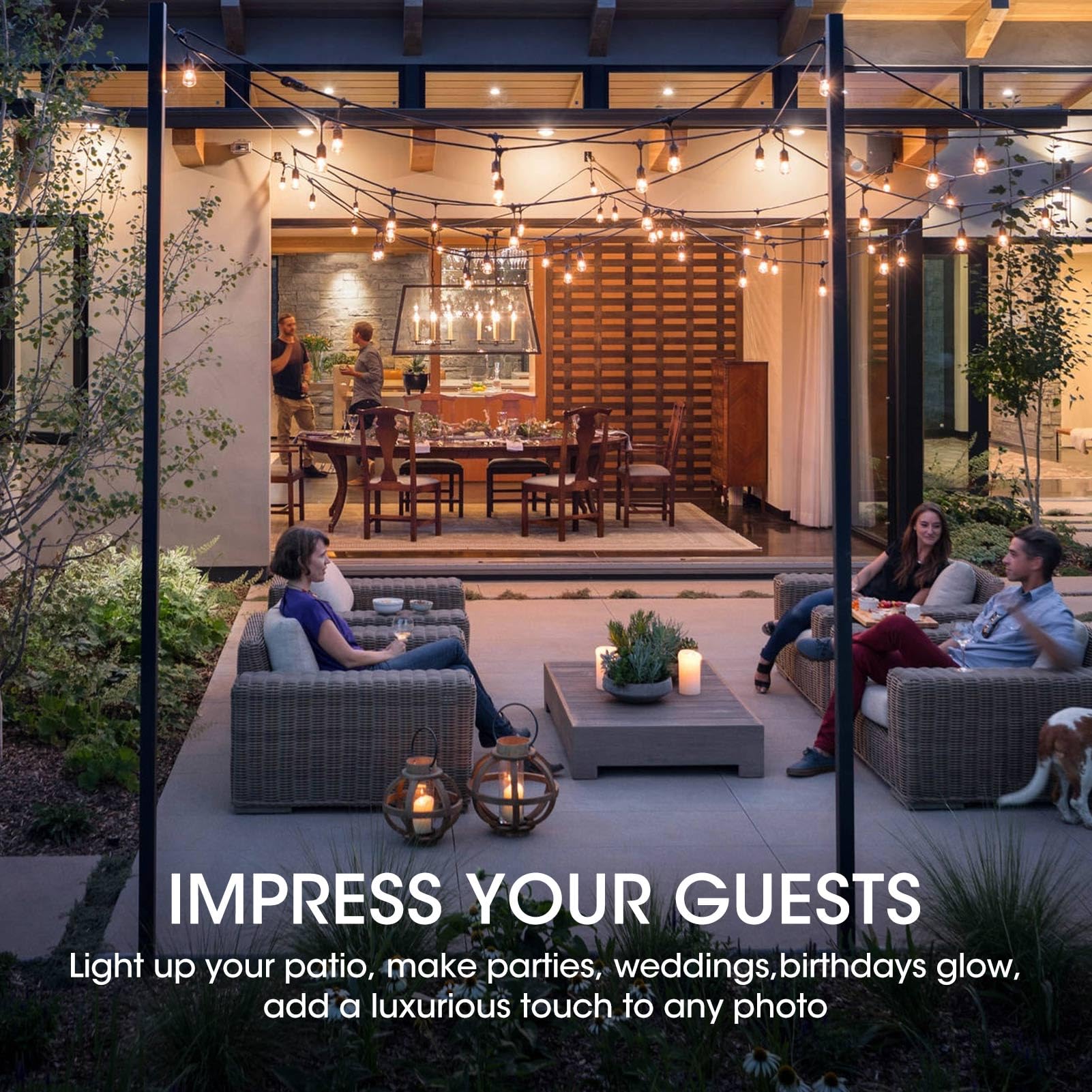 Meconard S14 LED bulbs’ rugged construction resists drops.