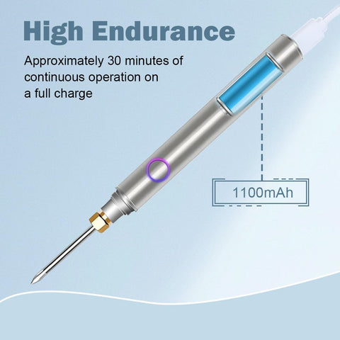 MecRecare cordless soldering iron automatic heating for efficient, hands-free operation