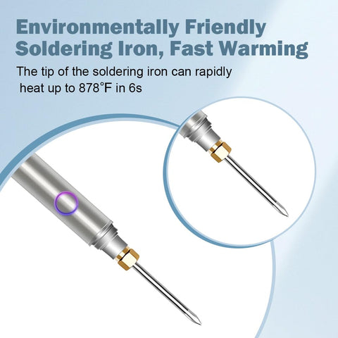 MecRecare cordless soldering iron USB charging keeps you powered during repairs