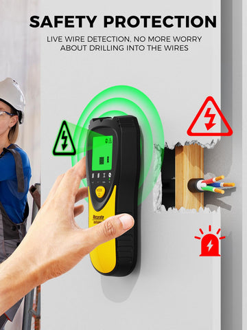 Mecurate bright LCD screen shows real-time data for easy project planning.