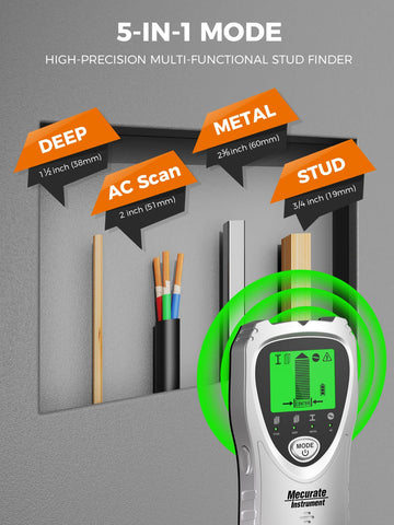 Mecurate Sliver LCD display shows live detection data clearly