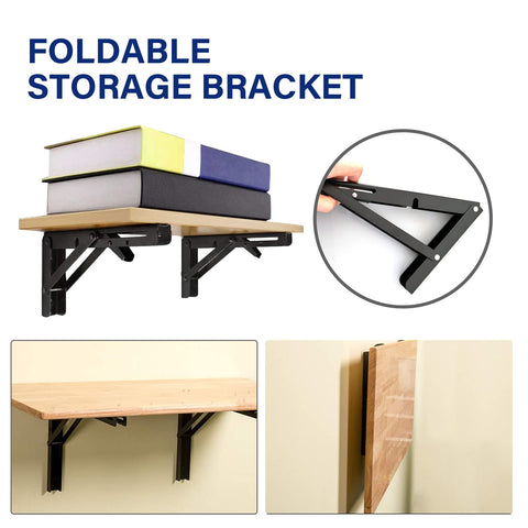 Medach kitchen-dining use brackets create compact surfaces for meals or homework.