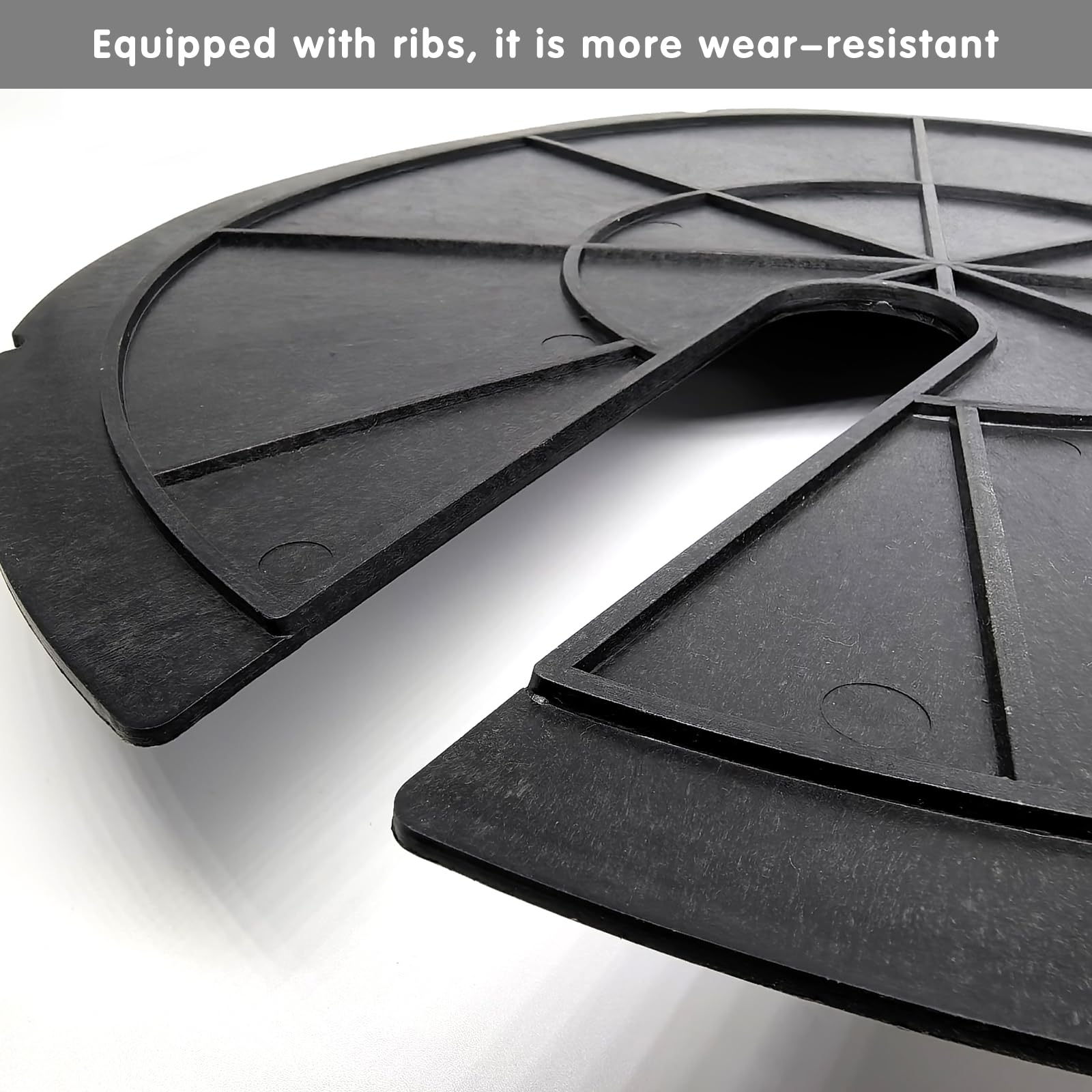 Medoore sump cover in black for outdoor use in harsh weather conditions.