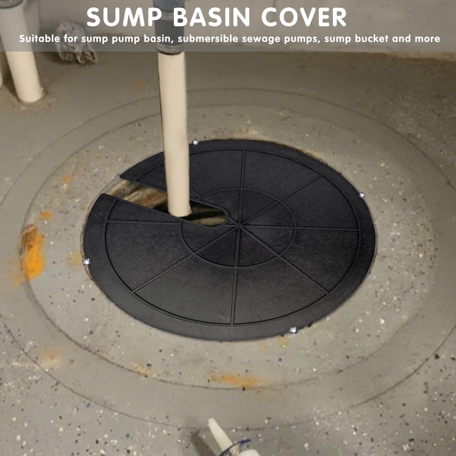 Medoore sump cover suitable for septic tanks, basins, and sump wells outdoors.